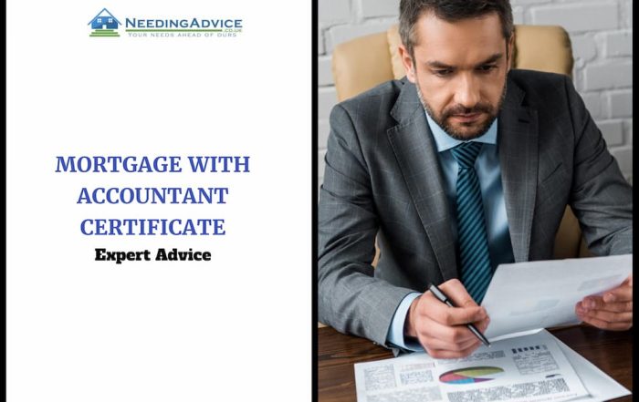 mortgage with accountant certificate