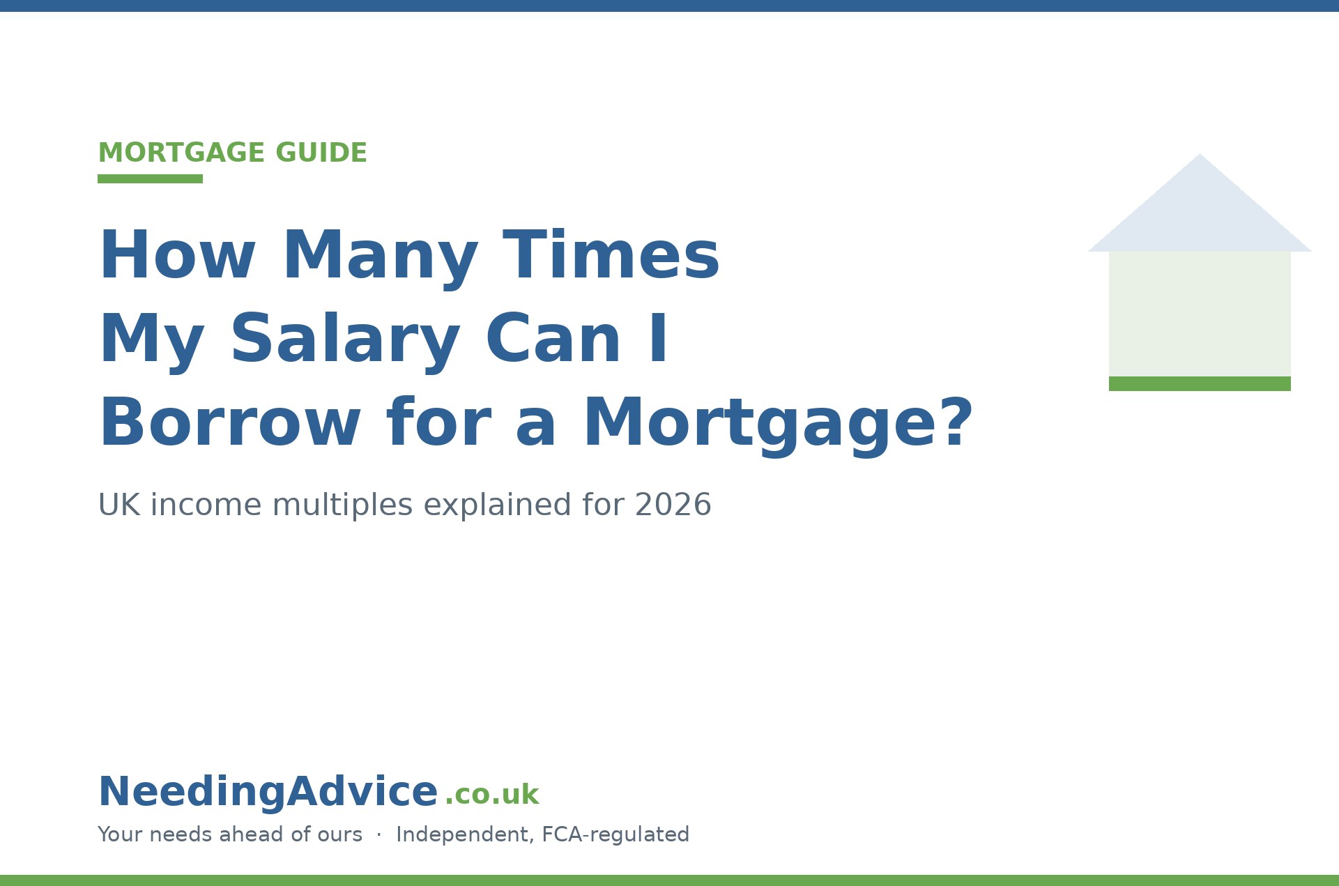 How many times my salary can I borrow for a mortgage UK 2026