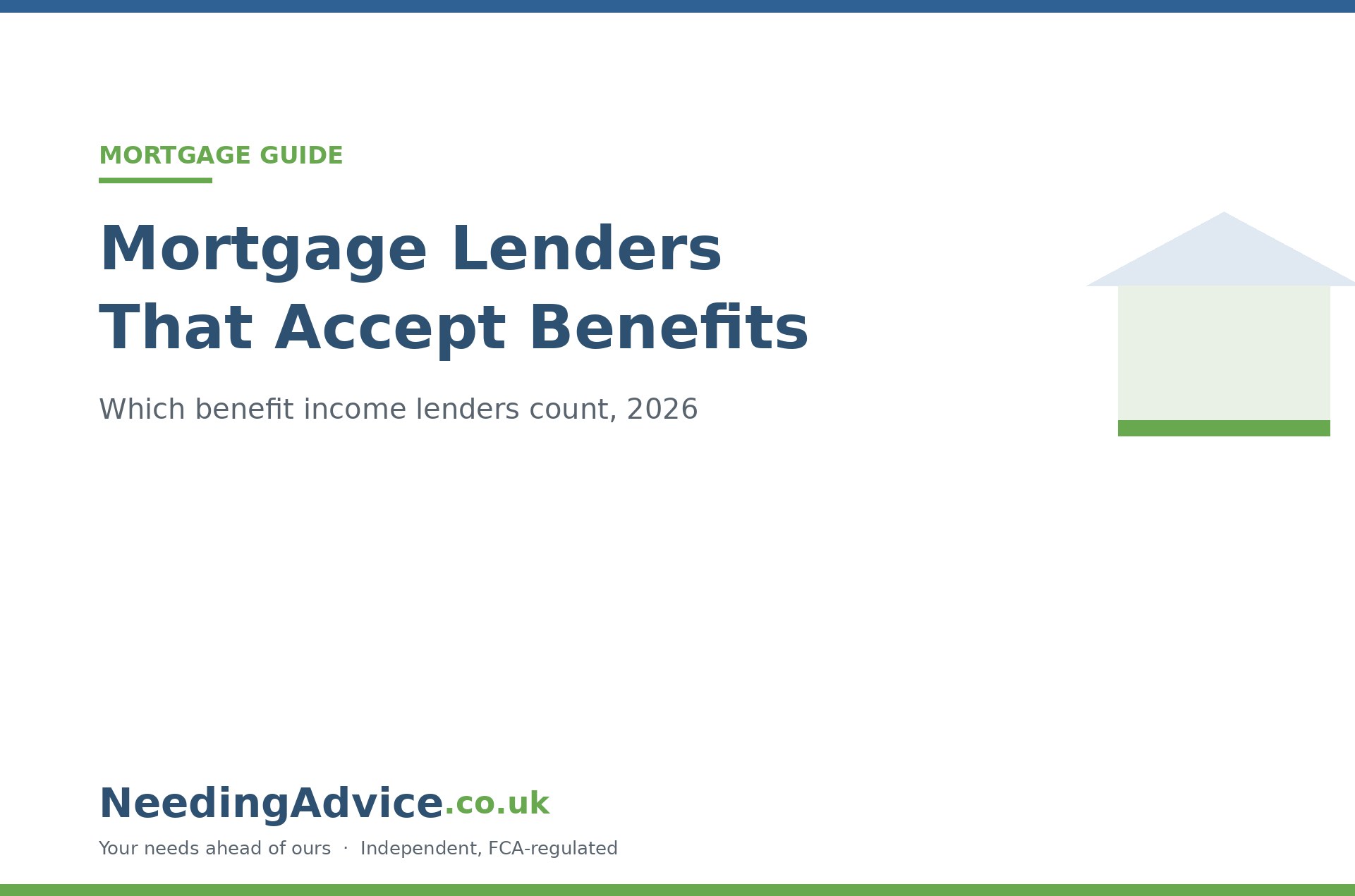Mortgage lenders that accept benefits - Needing Advice